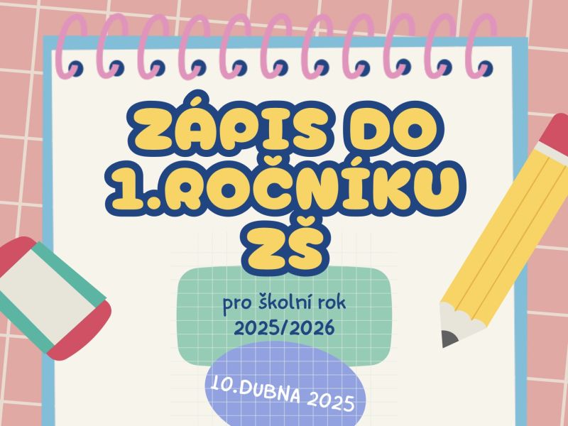 Zápis do 1. třídy